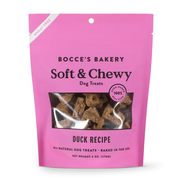 Bocce's Bakery Soft & Chewy Duck Recipe Dog Treats