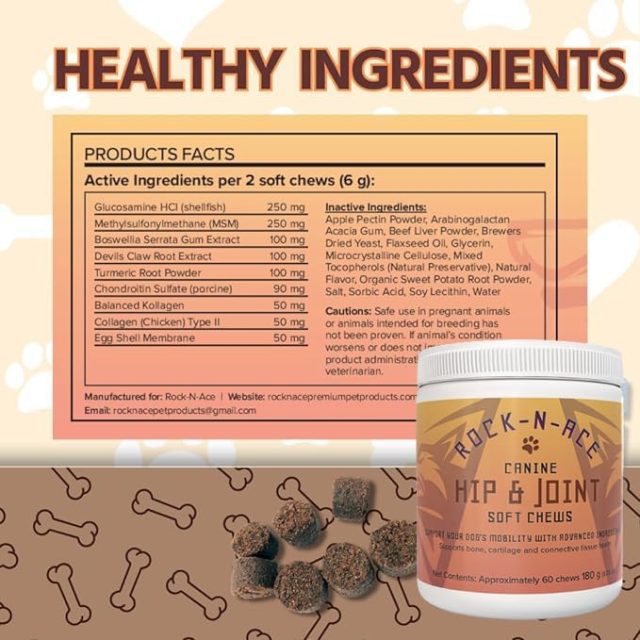 Hip & Joint Chews for Dogs – 60 Counts - Image 3