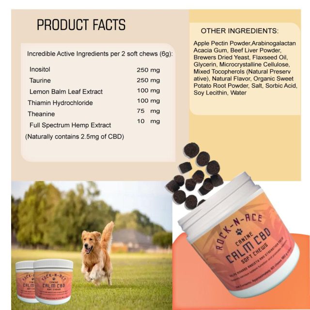Calming Chews for Adult Dogs – 60 Soft Supplements - Image 6